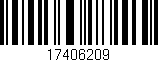 Código de barras (EAN, GTIN, SKU, ISBN): '17406209'