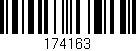 Código de barras (EAN, GTIN, SKU, ISBN): '174163'