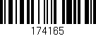 Código de barras (EAN, GTIN, SKU, ISBN): '174165'