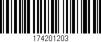 Código de barras (EAN, GTIN, SKU, ISBN): '174201203'