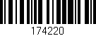 Código de barras (EAN, GTIN, SKU, ISBN): '174220'