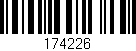 Código de barras (EAN, GTIN, SKU, ISBN): '174226'