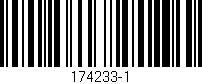 Código de barras (EAN, GTIN, SKU, ISBN): '174233-1'