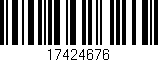 Código de barras (EAN, GTIN, SKU, ISBN): '17424676'