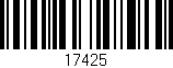 Código de barras (EAN, GTIN, SKU, ISBN): '17425'