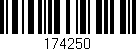 Código de barras (EAN, GTIN, SKU, ISBN): '174250'