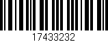 Código de barras (EAN, GTIN, SKU, ISBN): '17433232'
