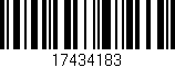 Código de barras (EAN, GTIN, SKU, ISBN): '17434183'