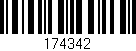 Código de barras (EAN, GTIN, SKU, ISBN): '174342'
