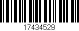 Código de barras (EAN, GTIN, SKU, ISBN): '17434529'