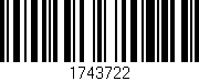 Código de barras (EAN, GTIN, SKU, ISBN): '1743722'