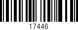Código de barras (EAN, GTIN, SKU, ISBN): '17446'