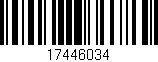 Código de barras (EAN, GTIN, SKU, ISBN): '17446034'