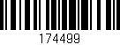 Código de barras (EAN, GTIN, SKU, ISBN): '174499'