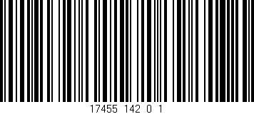 Código de barras (EAN, GTIN, SKU, ISBN): '17455_142_0_1'