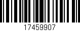 Código de barras (EAN, GTIN, SKU, ISBN): '17459907'