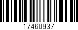 Código de barras (EAN, GTIN, SKU, ISBN): '17460937'