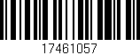 Código de barras (EAN, GTIN, SKU, ISBN): '17461057'
