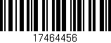 Código de barras (EAN, GTIN, SKU, ISBN): '17464456'