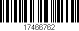 Código de barras (EAN, GTIN, SKU, ISBN): '17466762'