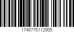 Código de barras (EAN, GTIN, SKU, ISBN): '1746775112905'