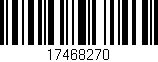 Código de barras (EAN, GTIN, SKU, ISBN): '17468270'