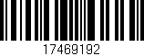 Código de barras (EAN, GTIN, SKU, ISBN): '17469192'