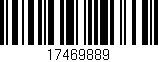 Código de barras (EAN, GTIN, SKU, ISBN): '17469889'