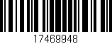 Código de barras (EAN, GTIN, SKU, ISBN): '17469948'