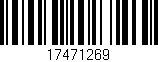 Código de barras (EAN, GTIN, SKU, ISBN): '17471269'