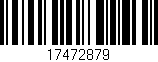 Código de barras (EAN, GTIN, SKU, ISBN): '17472879'