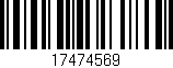 Código de barras (EAN, GTIN, SKU, ISBN): '17474569'