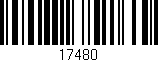 Código de barras (EAN, GTIN, SKU, ISBN): '17480'