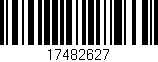 Código de barras (EAN, GTIN, SKU, ISBN): '17482627'