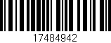 Código de barras (EAN, GTIN, SKU, ISBN): '17484942'