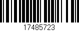 Código de barras (EAN, GTIN, SKU, ISBN): '17485723'