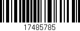 Código de barras (EAN, GTIN, SKU, ISBN): '17485785'