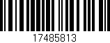 Código de barras (EAN, GTIN, SKU, ISBN): '17485813'