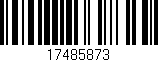 Código de barras (EAN, GTIN, SKU, ISBN): '17485873'