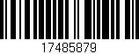Código de barras (EAN, GTIN, SKU, ISBN): '17485879'