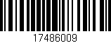 Código de barras (EAN, GTIN, SKU, ISBN): '17486009'