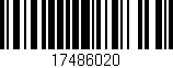 Código de barras (EAN, GTIN, SKU, ISBN): '17486020'