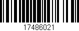 Código de barras (EAN, GTIN, SKU, ISBN): '17486021'
