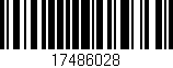 Código de barras (EAN, GTIN, SKU, ISBN): '17486028'