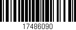 Código de barras (EAN, GTIN, SKU, ISBN): '17486090'