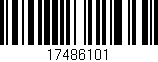 Código de barras (EAN, GTIN, SKU, ISBN): '17486101'