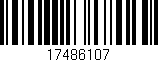 Código de barras (EAN, GTIN, SKU, ISBN): '17486107'