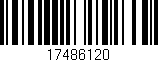 Código de barras (EAN, GTIN, SKU, ISBN): '17486120'