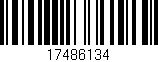 Código de barras (EAN, GTIN, SKU, ISBN): '17486134'