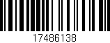 Código de barras (EAN, GTIN, SKU, ISBN): '17486138'